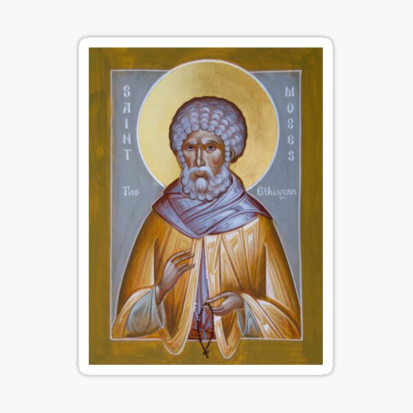 St Moses the Ethiopian Sticker