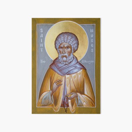 St Moses the Ethiopian Art Board Print