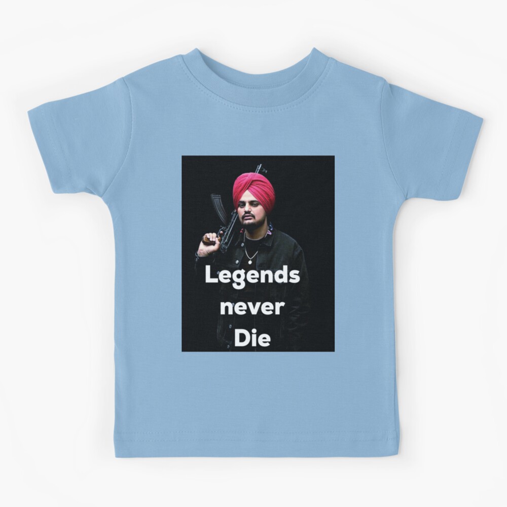 Sidhu Moose Wala 1993-2022 T-Shirt Legends Never Die Indian