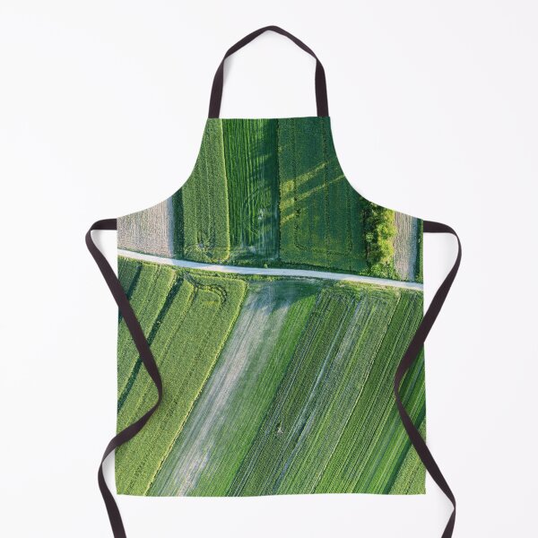 Item preview, Green rapeseed cultivation aerial landscape designed and sold by Lukasz Szczepanski.