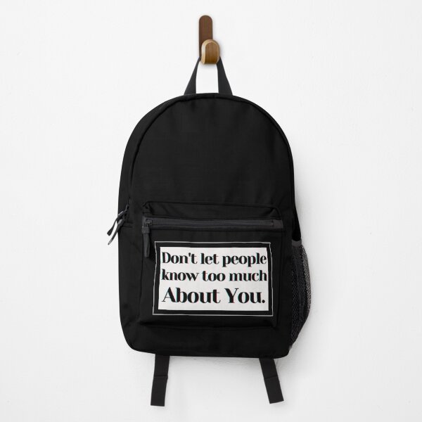Item preview, Don't let people know too much About You. designed and sold by PostiveText.