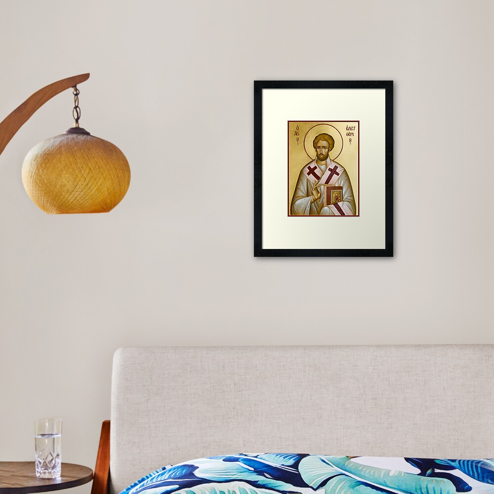 St Eleftherios Framed Art Print