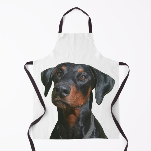Aperçu de l'œuvre Autocollant Dobermann créée et vendue par apuppyfeed.