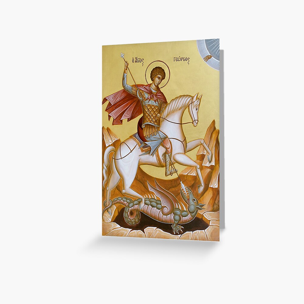 St George Greeting Card