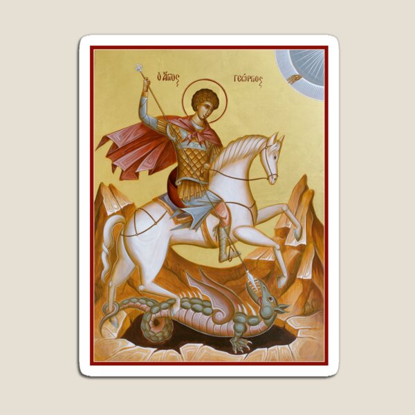 Aperçu de l'œuvre saint George créée et vendue par ikonographics.