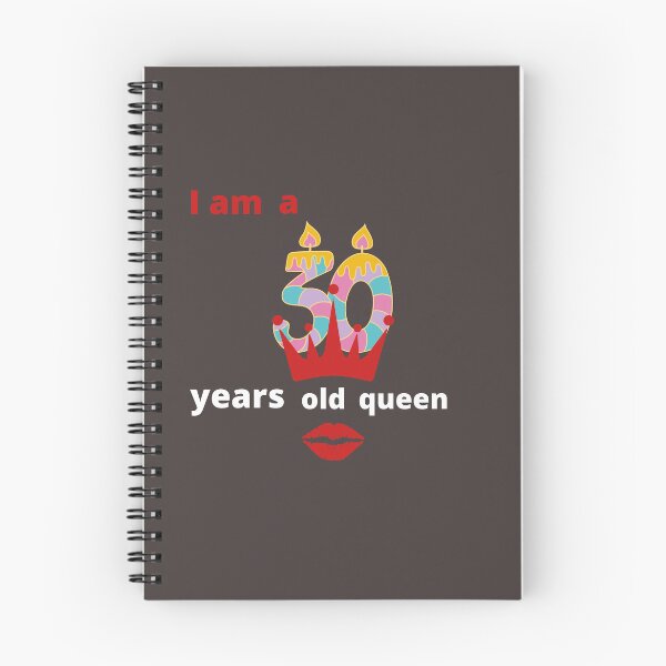Item preview, I am a 30 years queen,30th anniversary  designed and sold by Ayakhairy.