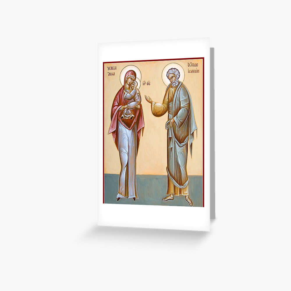 Sts Joachim and Anna Greeting Card