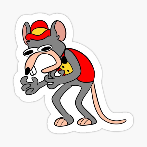 Item preview, chuck e cheese in distress designed and sold by InkysAccount.