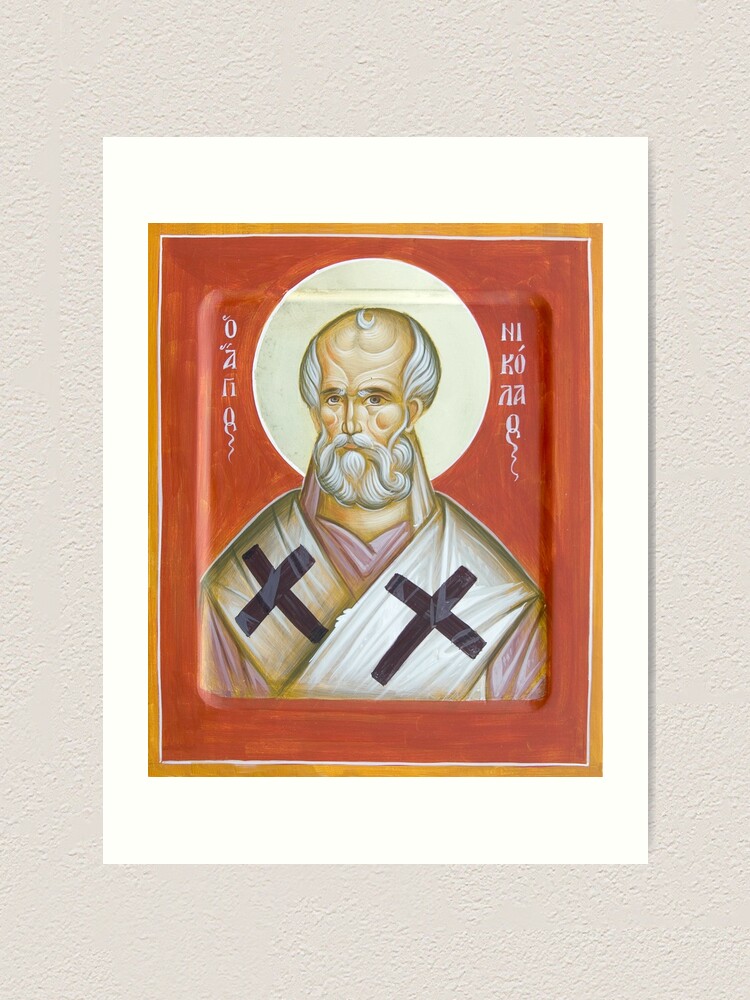 Alternate view of St Nicholas of Myra Art Print