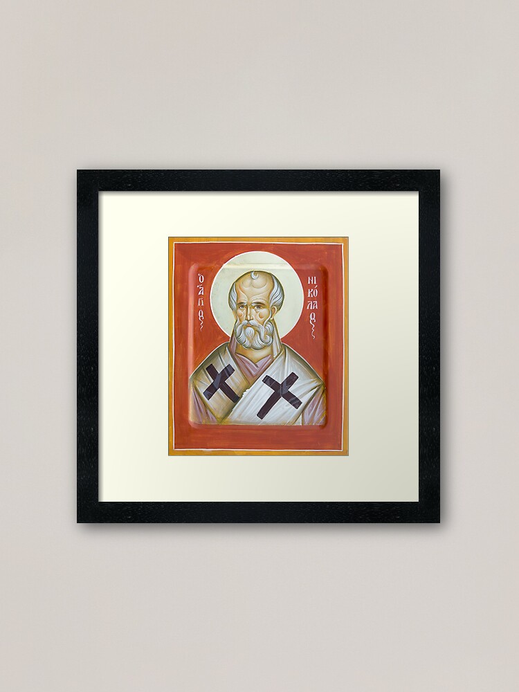 Alternate view of St Nicholas of Myra Framed Art Print