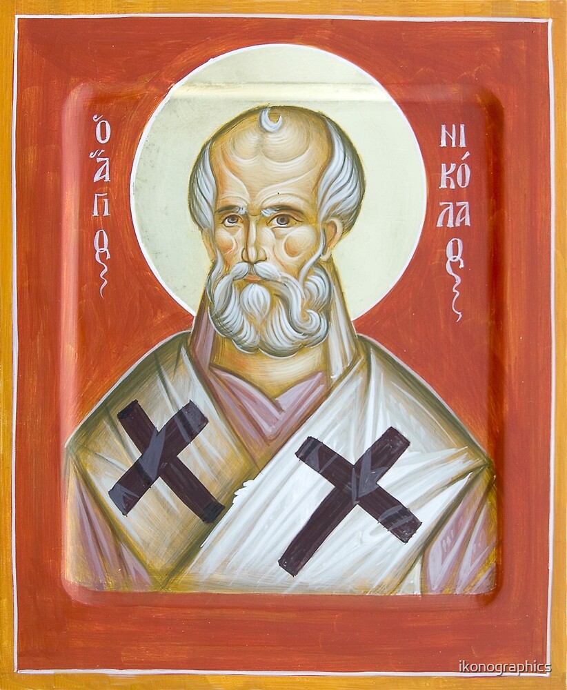 St Nicholas of Myra by ikonographics