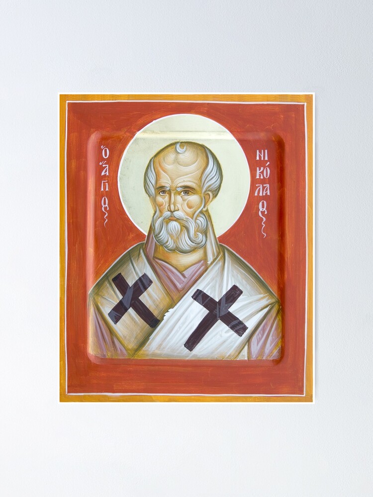 Alternate view of St Nicholas of Myra Poster