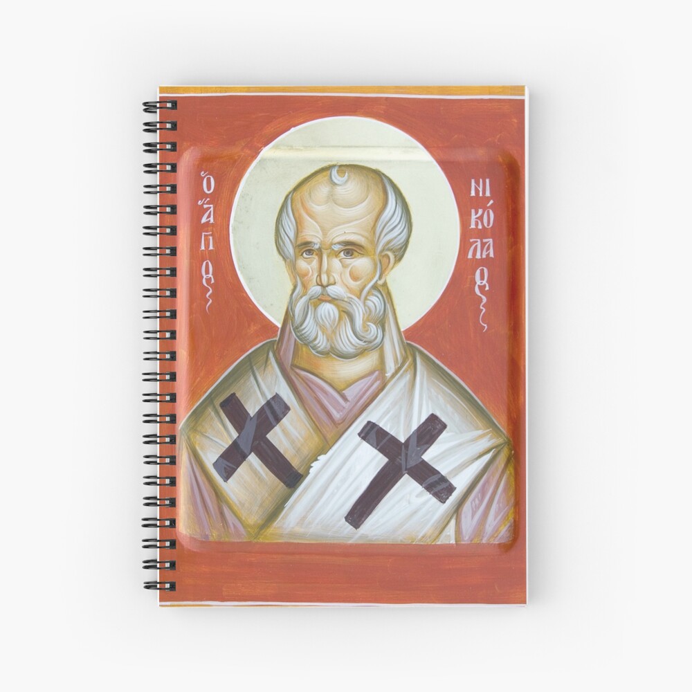 St Nicholas of Myra Spiral Notebook