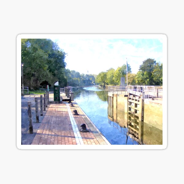 Item preview, Allington Lock  designed and sold by Trevor Harvey Art.