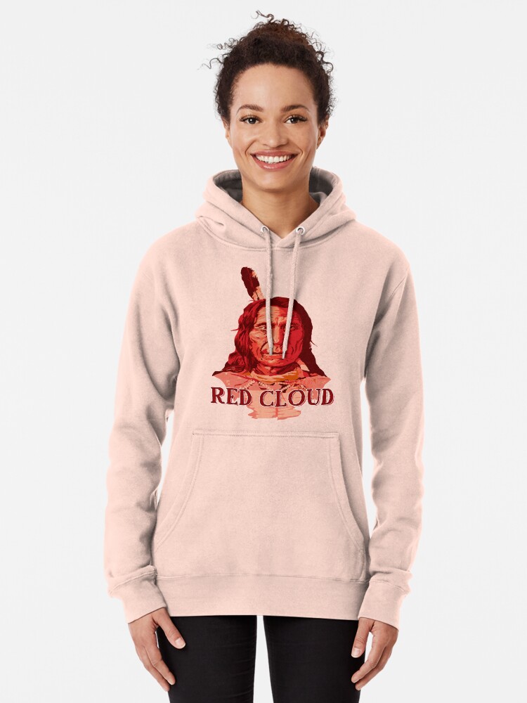 Red clearance cloud hoodie