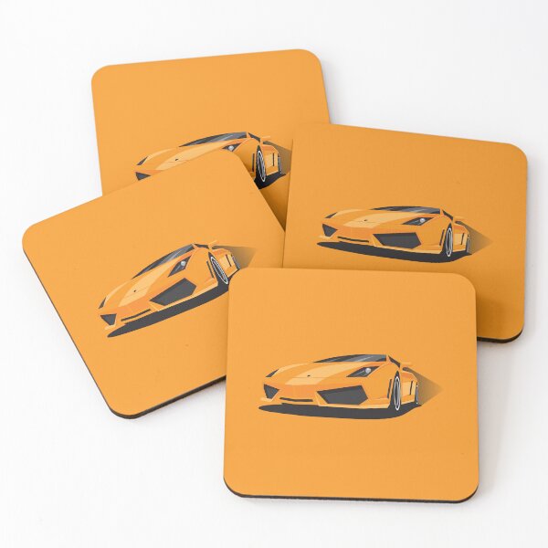 Item preview, Illustration of Lambo Gallardo Yellow designed and sold by blackdogshop.