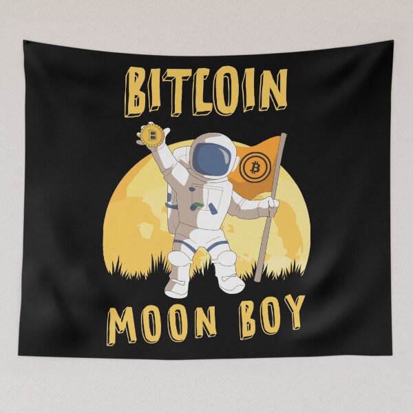Artikelvorschau, Bitcoin-Mondjungen entworfen und verkauft von SidTastic .