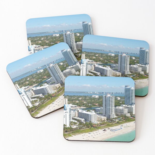 Item preview, South Beach, Miami, City Skyline  designed and sold by newburyboutique.