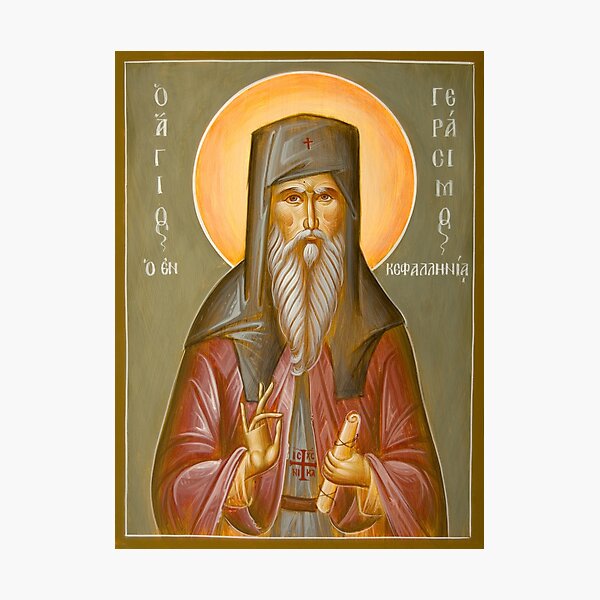 St Gerasimos of Kefalonia Photographic Print
