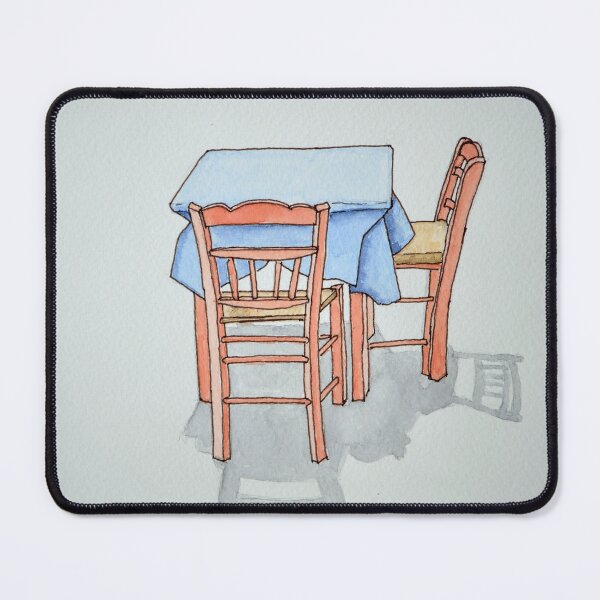 Item preview, Restaurant Table and Chairs with table cloth and Shadow designed and sold by Umdash919.