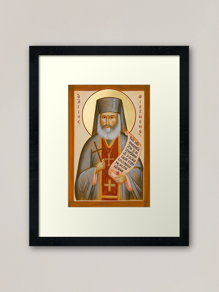 Alternate view of St Philoumenos of Jacob's Well Framed Art Print