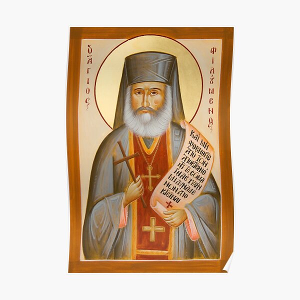 St Philoumenos of Jacob's Well Poster