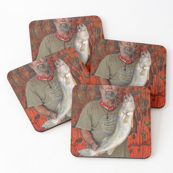 Item preview, Man and Fish designed and sold by Jolanta Anna Karolska / Artbyjolla.