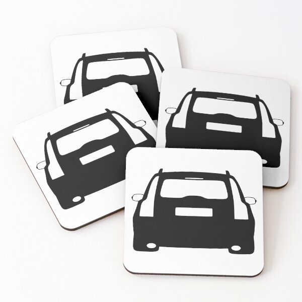 Item preview, V50 T5 2004-2008 before facelift rearview black silhouette designed and sold by EdimDesign.