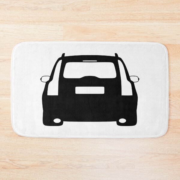 Item preview, V50 T5 2004-2008 before facelift rearview black silhouette designed and sold by EdimDesign.