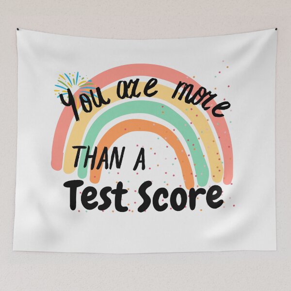Item preview, Cool Rainbow Test Day Teacher You Are More Than A Test Score designed and sold by Bap-tiste.