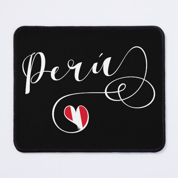 Item preview, República del Perú Flag in Heart, Peru designed and sold by Celticana.