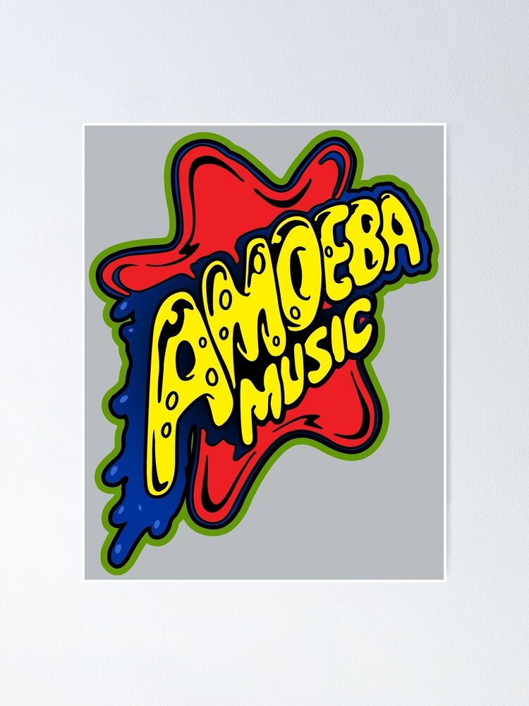 The First The Old And Still The Best Amoeba Music Logo Poster For