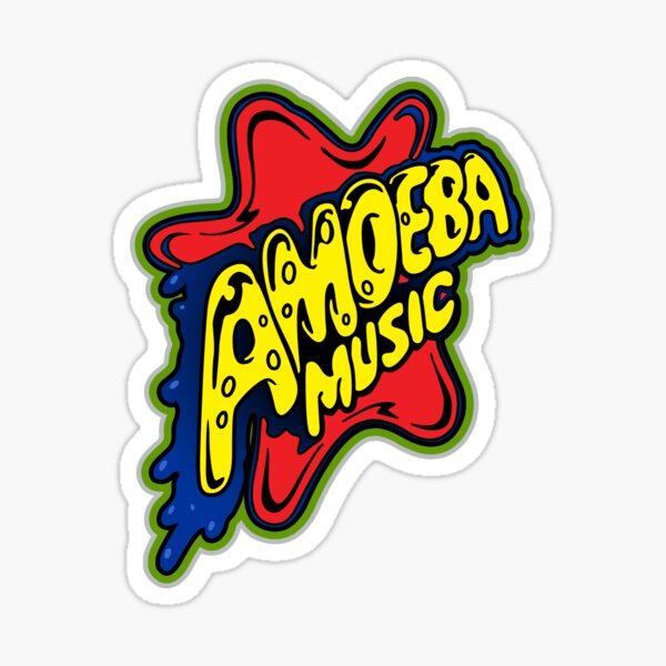 The First, The Old, and Still The Best Amoeba Music Logo Sticker