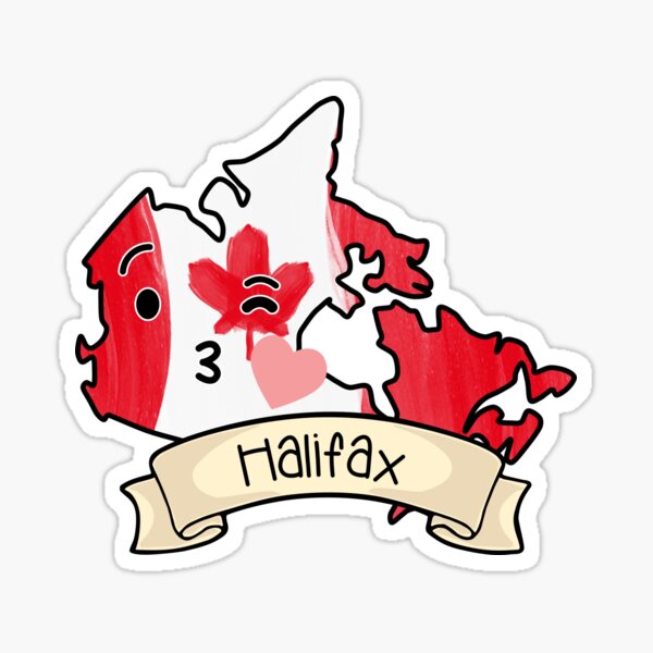 "Halifax" Sticker for Sale by WordsMaps Redbubble