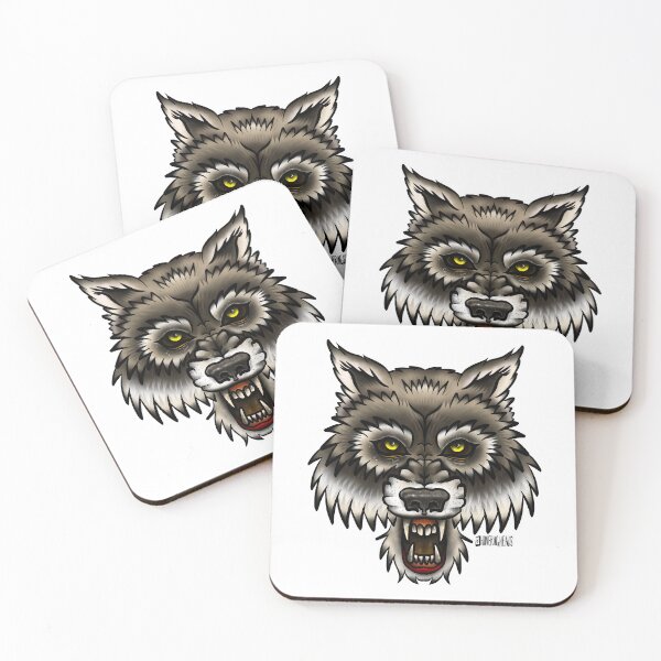Item preview, Hovering Wolf Head  designed and sold by HoveringHeads.
