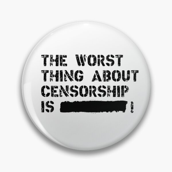 Item preview, Censorship Sign designed and sold by urbancrab.