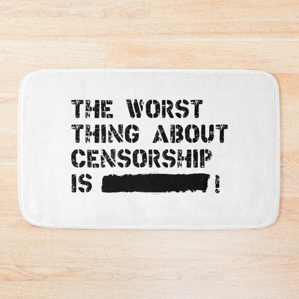 Item preview, Censorship Sign designed and sold by urbancrab.