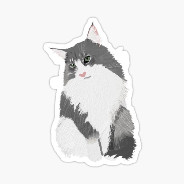 Sitting cat Sticker