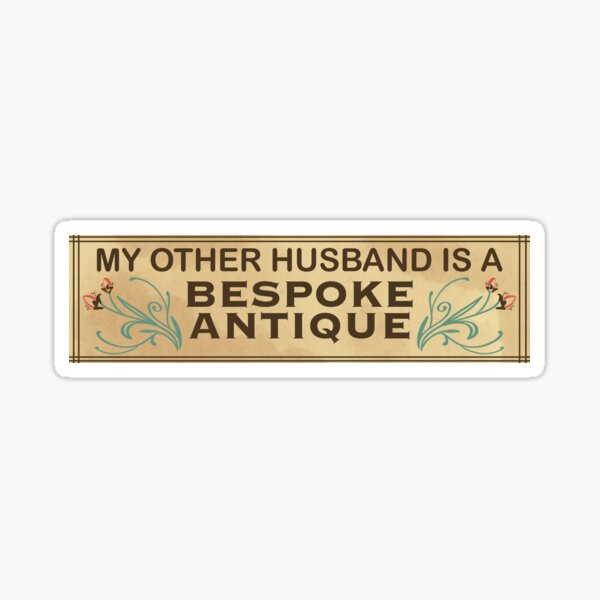 The Kept Man: Antique Sticker