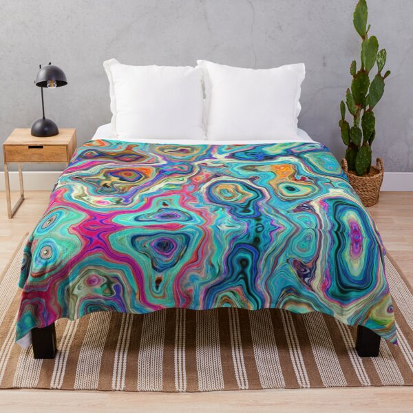 Item preview, Abstract Mixed Blue Purple Pink Liquid Pour Pint Acrylic Fluid Paint designed and sold by adoredigitals.
