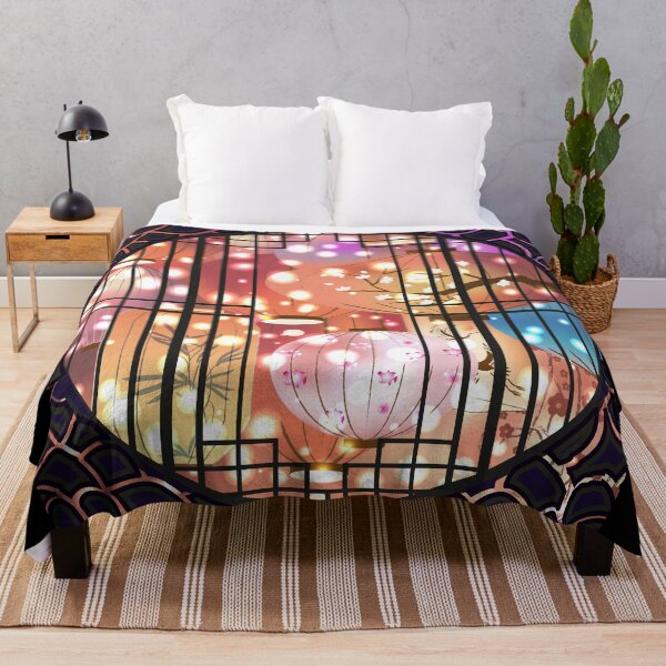 Item preview, Lanterns in the garden outside the window designed and sold by CatCoconut-Art.