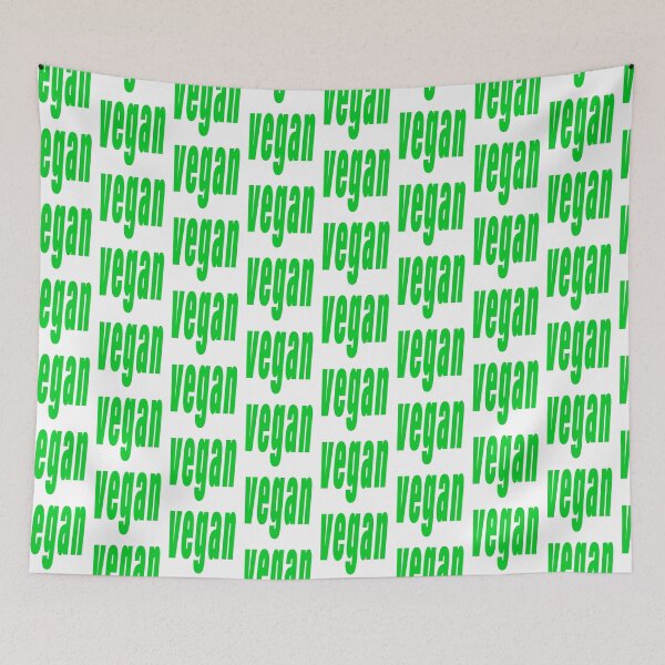 Item preview, VEGAN green pattern designed and sold by Ray Loka.