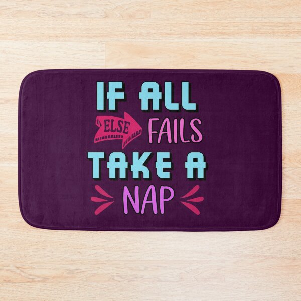 Item preview,  If All Else Fails Take A Nap. Funny Motivational Quote, Funny Nap Quote designed and sold by DesignHouse07.