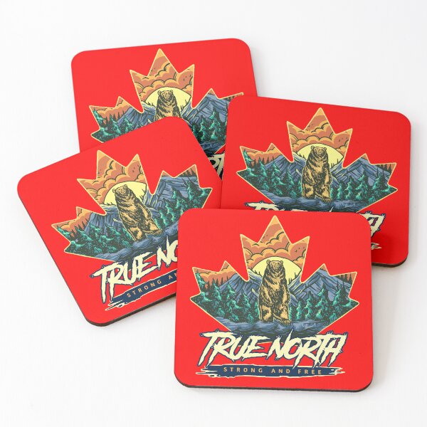 Item preview, True North Strong and Free Maple Leaf designed and sold by Vancity Printees.