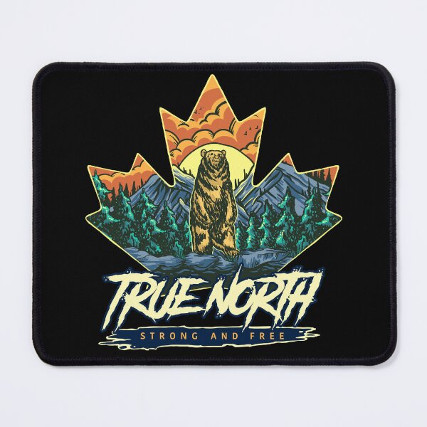 Item preview, True North Strong and Free Maple Leaf designed and sold by Vancity Printees.