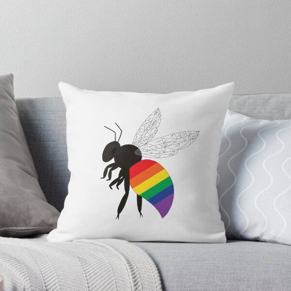 Item preview, pride bee LGBTQ+ flag designed and sold by Springtrap164.
