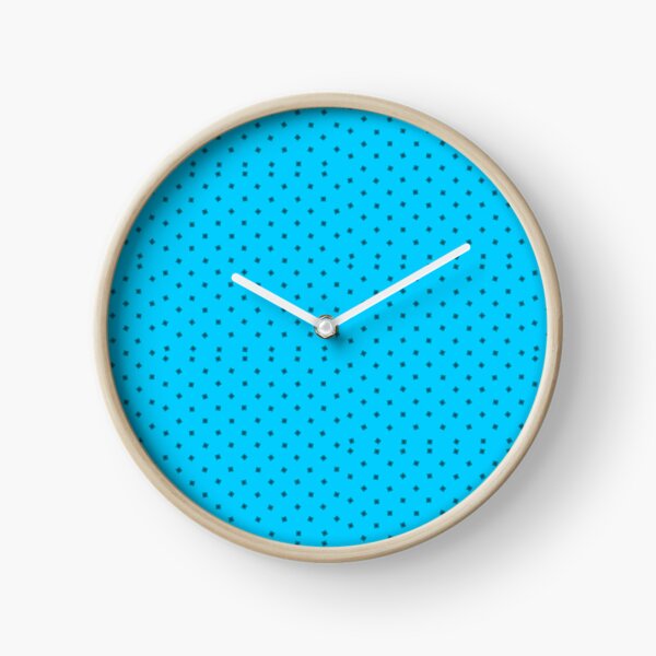 Item preview, Black Diamond Polka Dot Pattern on a Blue Background Small Sized Repeating Pattern designed and sold by Nicolette Olivier.