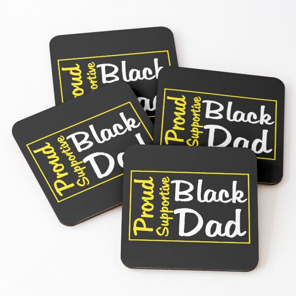 Item preview, Proud supportive black dad designed and sold by Catspeople.