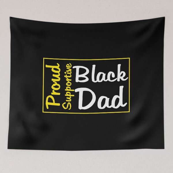 Item preview, Proud supportive black dad designed and sold by Catspeople.
