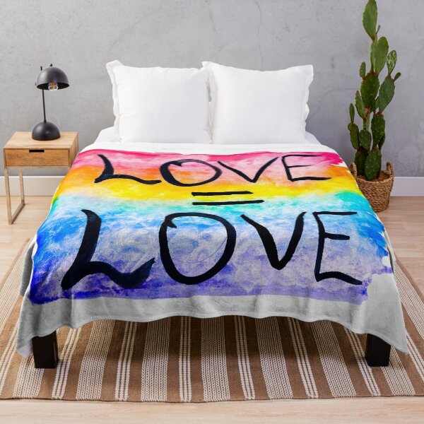 Item preview, Love equals love pride flag designed and sold by Purpledemon16.